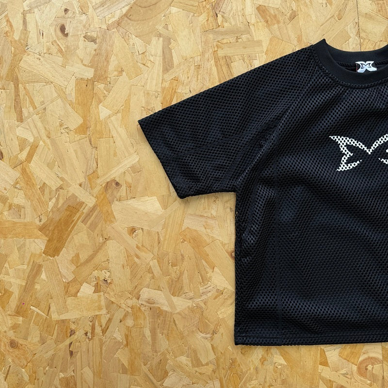 Mertra Layered Longsleeve - Black/White
