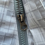 Mertra Patchwork Plaid Jacket - Grey Camo
