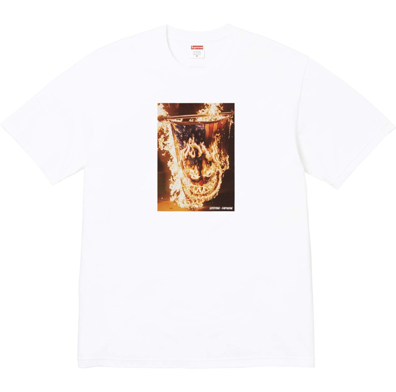 Supreme Spitfire Flaming Graphic T-Shirt