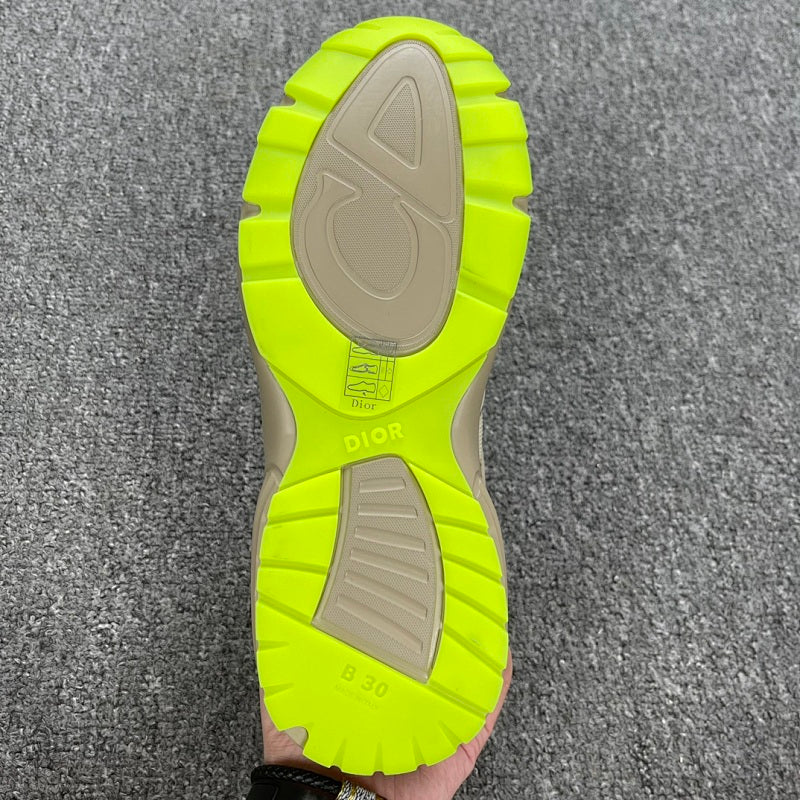 Dior B30 Sneaker — Beige Fluorescent Green