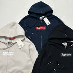 Supreme Paint Splatter Zip Hoodie