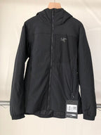 Arc'teryx Black Insulated Hooded Jacket