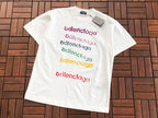 Multicolor Logo Balenciaga T-Shirt