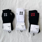 Jordan Essential Crew Socks - Black/White/Red