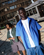 Mertra Plaid Shirt - Blue