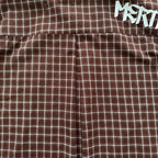 Mertra Plaid Shirt - Brown