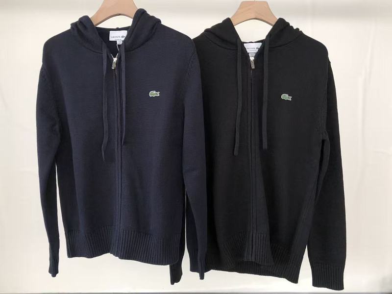 Lacoste Knit Zip Hoodie Sweater