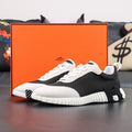 Hermes Bouncing Sneaker - Black/White