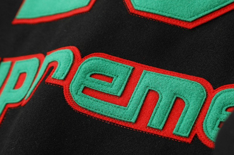 Supreme Basketball Graphic Varsity Jacket