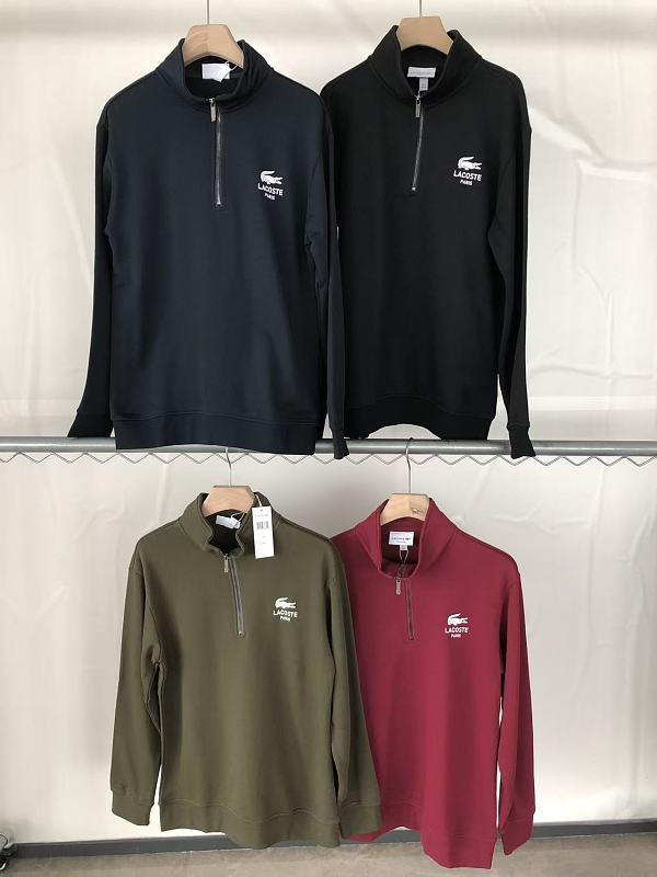 Lacoste Paris Quarter-Zip Sweater