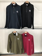 Lacoste Paris Quarter-Zip Sweater