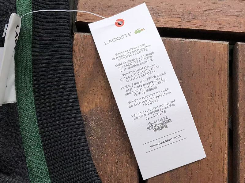 Lacoste Multi-Color Crewneck Sweater