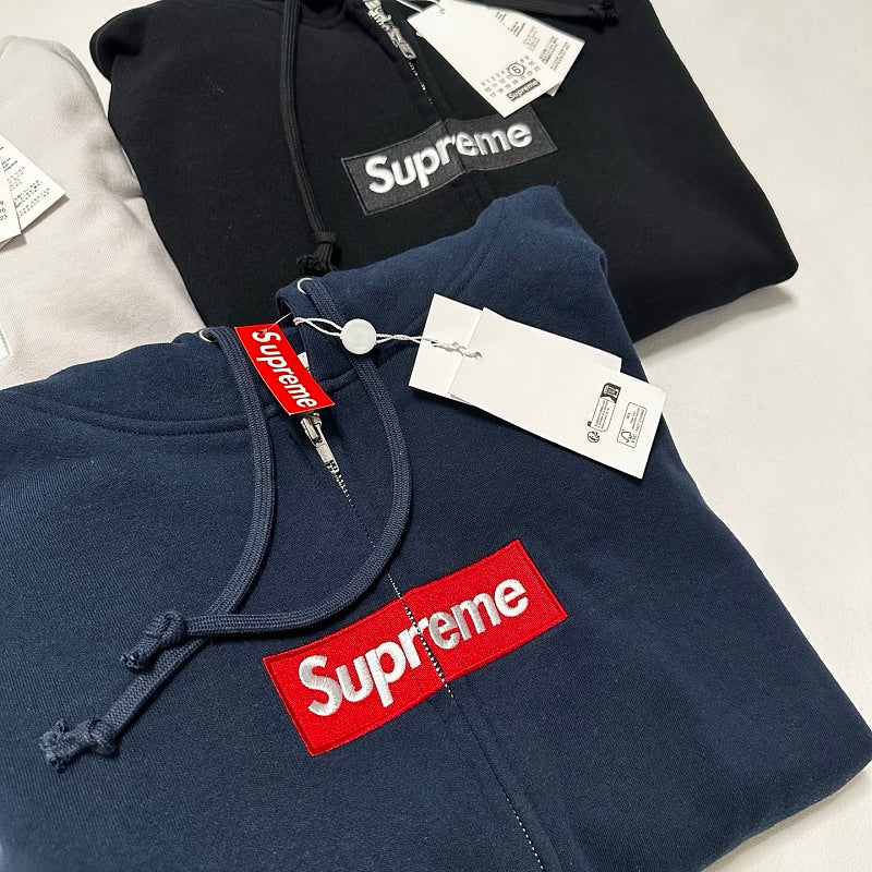 Supreme Paint Splatter Zip Hoodie