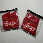Sup x Hanes Cushion Crew Socks 4 Pairs