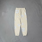 Rhinestone Cotton Wreath Zip Hoodie