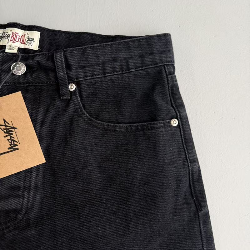 Stussy Denim Shorts - Wash Water Black Label