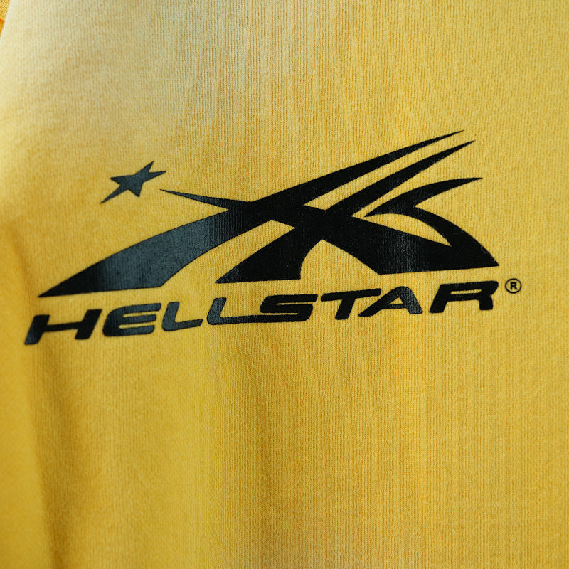 Hellstar Sports Zip-Up Sweatshirtyellow