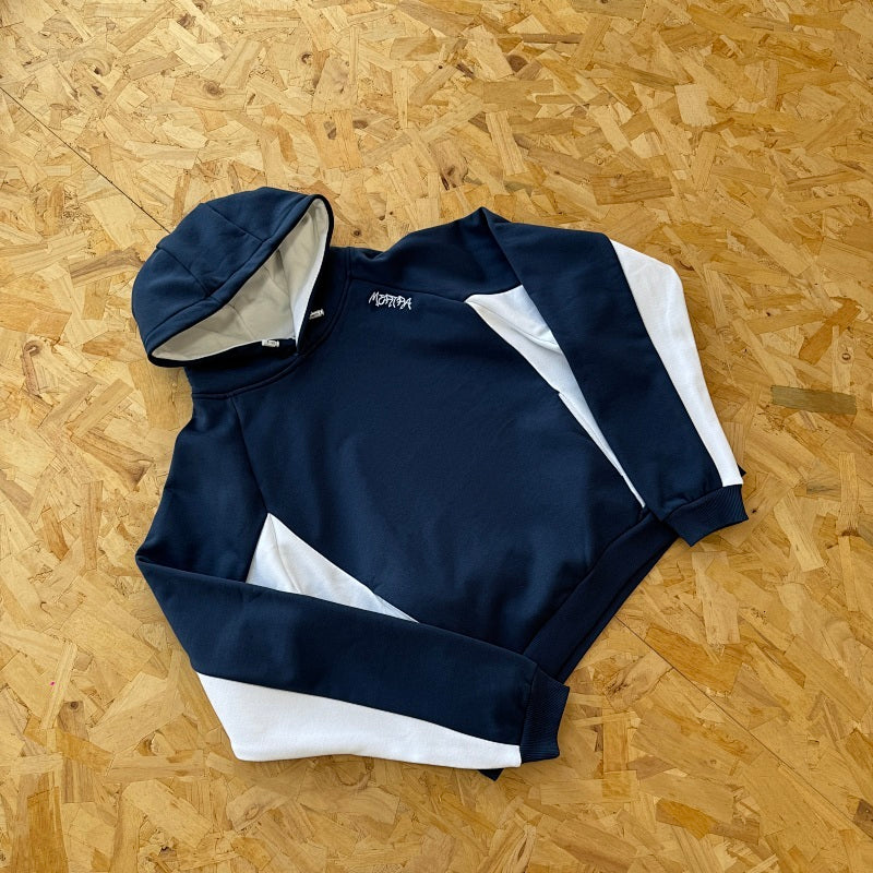 Mertra BIGSTEP HOOD - Navy/White