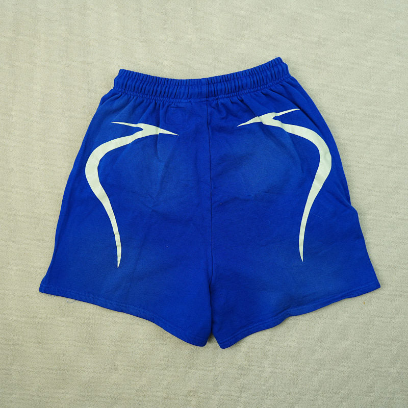 Hellstar Warm Up Shorts Blue