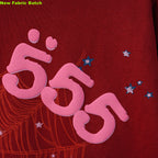 Sp5Der Worldwide Red Angel Number 555 Hoodie