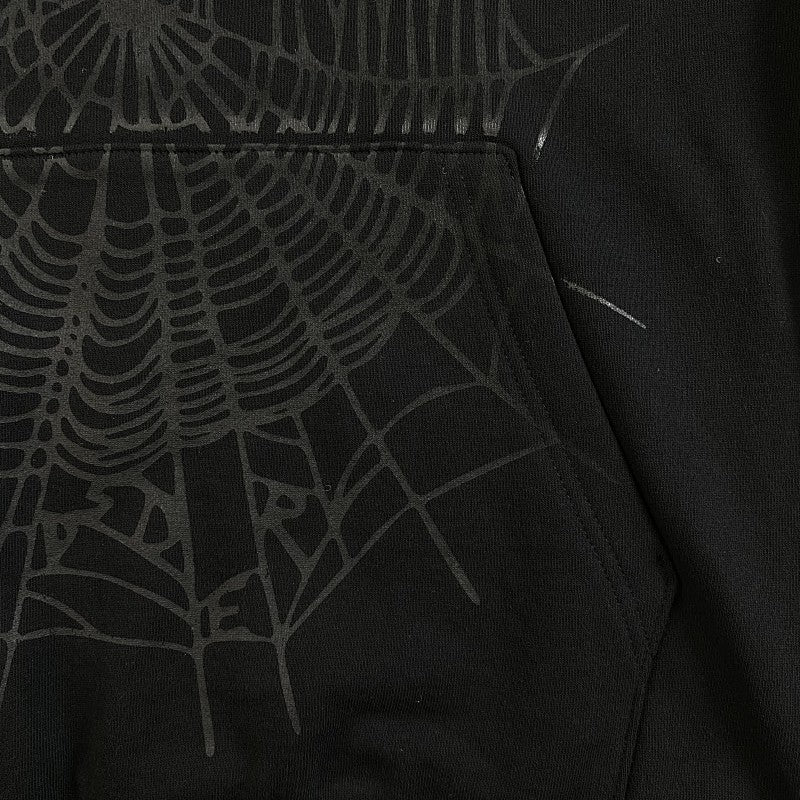 Sp5der Phantom Web Hoodie Black
