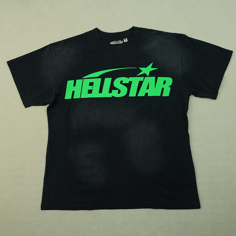 Hellstar Classic T-Shirt (Regular Print) Black/Green
