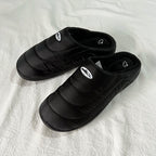Quilted Slippers - Black