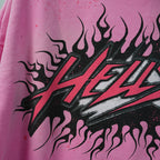Hellstar Brainwashed With Brain Hoodie Pink