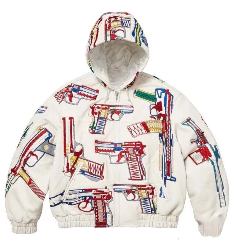 Supreme Diagram Print Hooded Jacket