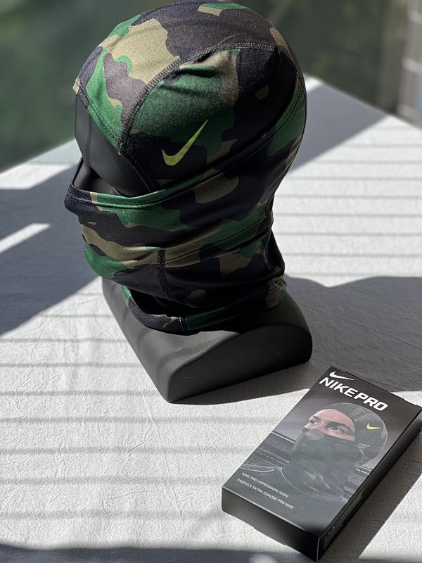 Nike Pro Hyperwarm Hood Balaclava Camo Print