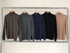 Lacoste Five-Color Quarter-Zip Sweater