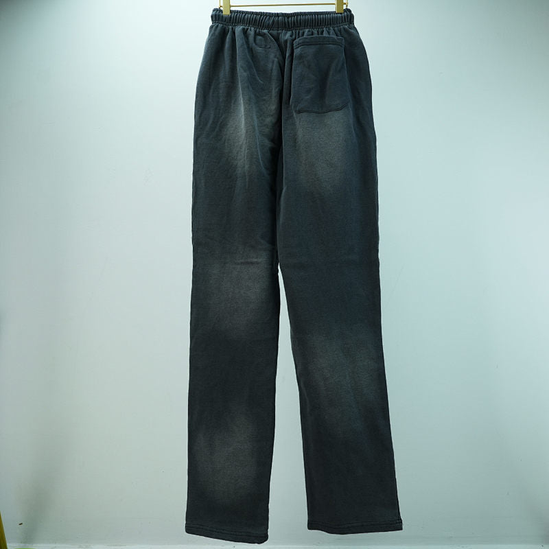 Hellstar No Guts No Glory Flare Bottom Sweatpants Midnight Dye Black