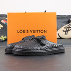 Louis Vuitton Easy Mule Monogram Embossed - Black