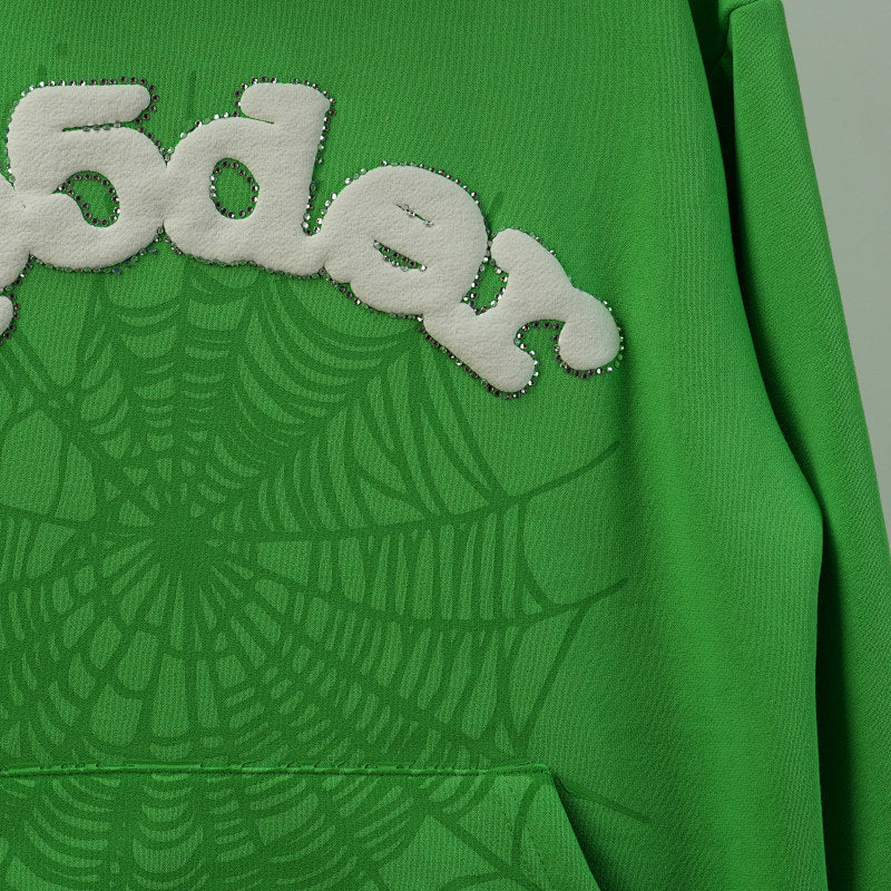 Sp5Der Web Hoodie Green