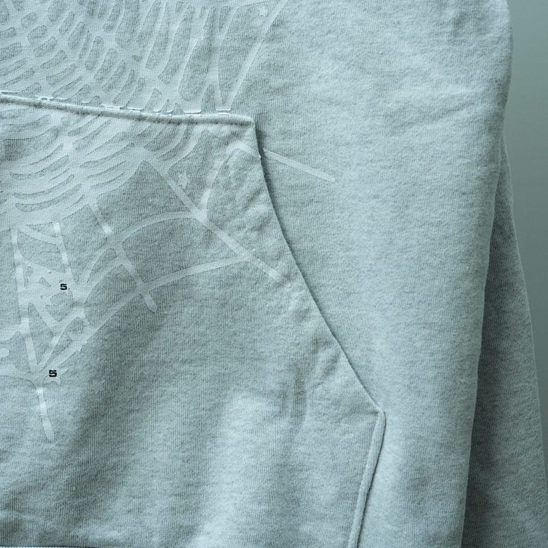 Sp5der OG Web Hoodie Heather Grey