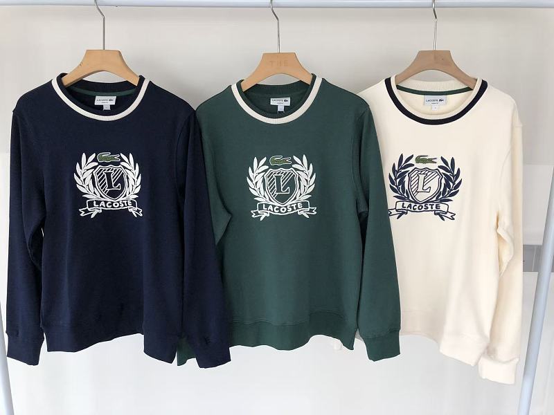 Lacoste Crest Graphic Crewneck Sweater