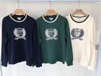 Lacoste Crest Graphic Crewneck Sweater