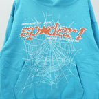 Sp5Der Punk V2 Hoodie Cyan