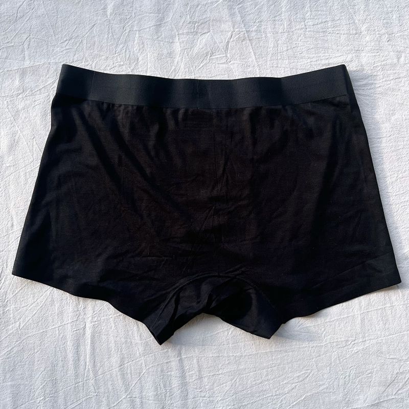 Black Men's Boxer Briefs 3-Pack with Bag
