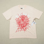 Sp5Der Legacy Logo Heavyweight Tee Cream