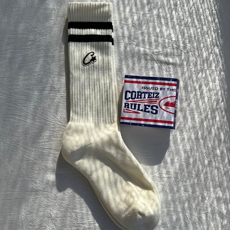 Premium Socks - White/Black