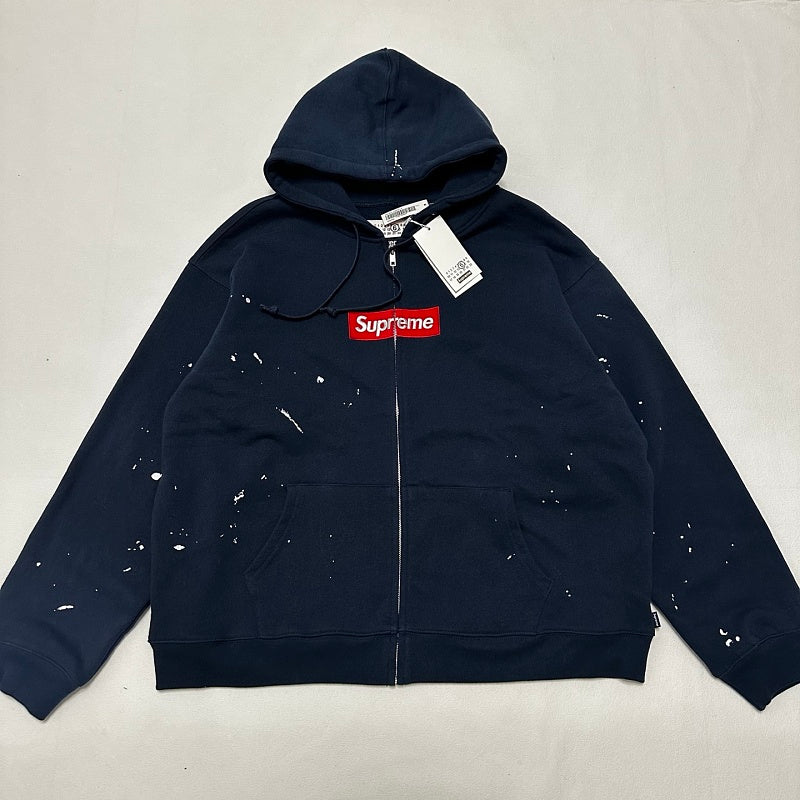 Supreme Paint Splatter Zip Hoodie