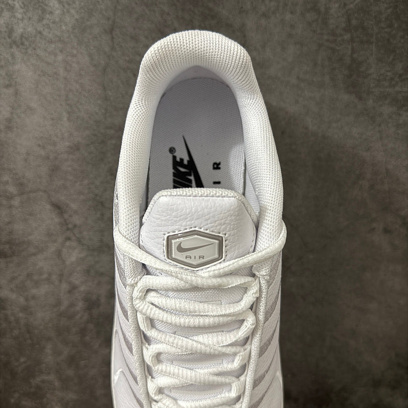 Nike Air Max Plus Premium - Triple White Leather