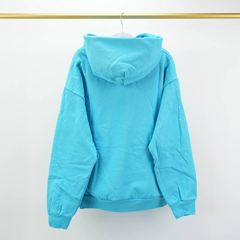 Sp5Der Punk V2 Hoodie Cyan