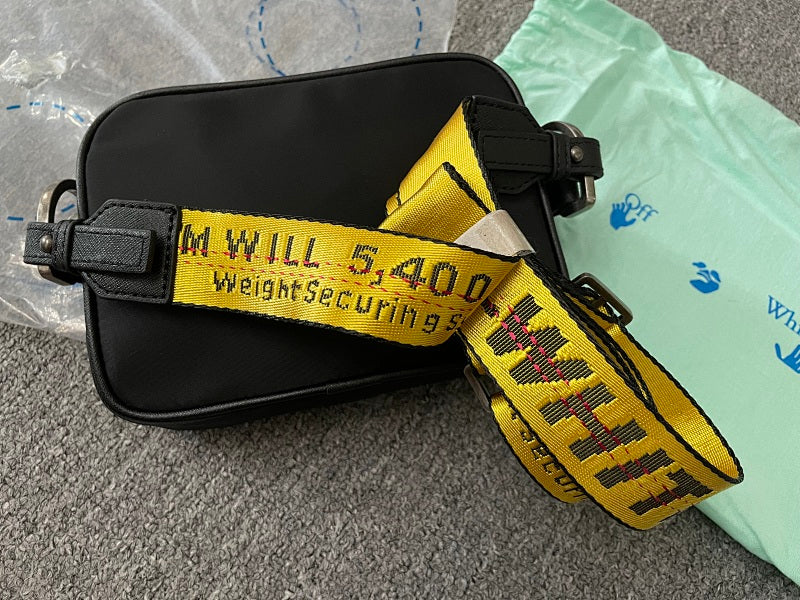 Off-White Crossbody Bag - Black/Yellow