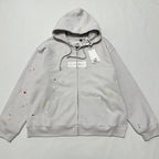 Supreme Paint Splatter Zip Hoodie