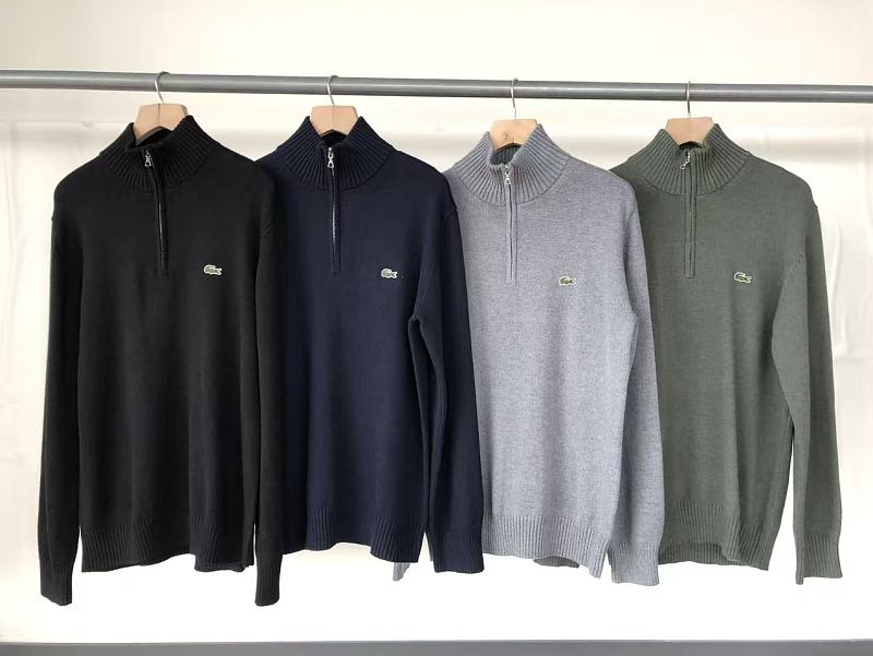 Lacoste Classic Fit Quarter-Zip Sweater