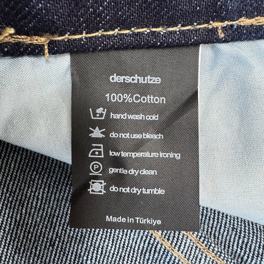 Derschutze Blossom Selvedge - Indigo