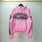 Hellstar Brainwashed With Brain Hoodie Pink