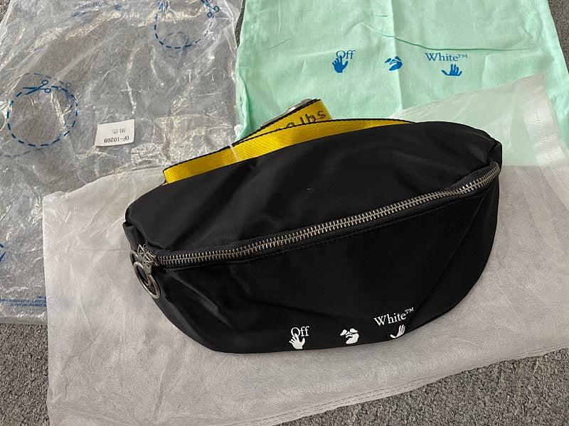 Off-White Crossbody Bag - Black/Yellow
